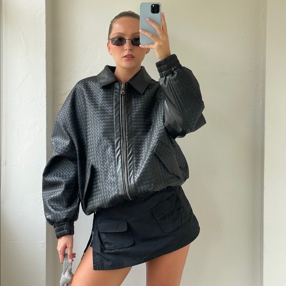 Lioness Kenny Bomber Jacket in Onyx